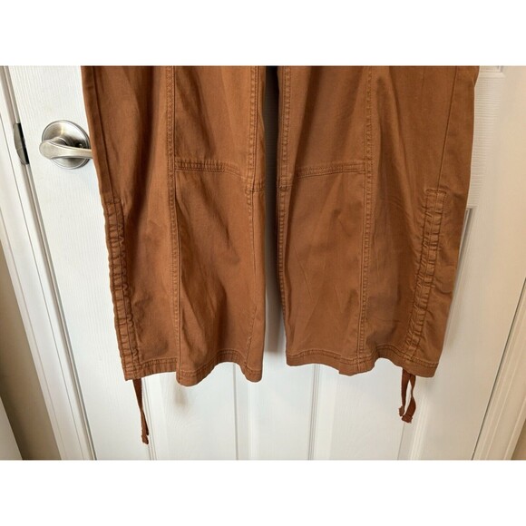 Arizona Jeans Co Women’s Juniors Cargo Pants Brown Argan Oil Sz 11 Drawstrings - Picture 9 of 16